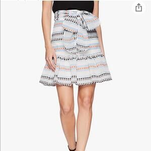 Plenty By Tracy Reese Flounced Skirt W/Tie Waist size 8 Boho